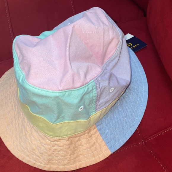 Mens Polo Color block Oxford Bucket Hat - Picture 6 of 7